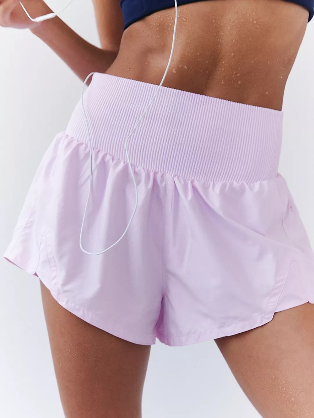 Free People Movement Carpe Diem Shorts in powder pink